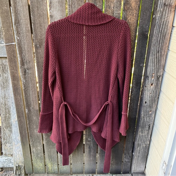 Two Star Dog Belted Cotton Cardigan Sweater Sz M - Picture 2 of 11